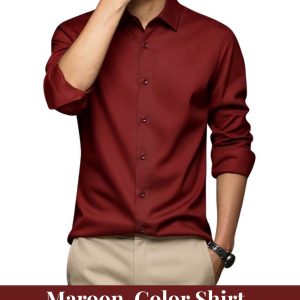 Maroon Color China Micro Stitch